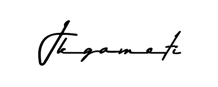 Get inspired by this graceful Asem Kandis PERSONAL USE signature style for name Jkgameti. Smooth loops and balanced proportions for everyday use. Jkgameti signature style 9 images and pictures png