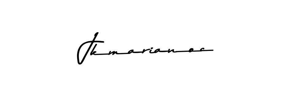 The best way (Asem Kandis PERSONAL USE) to make a short signature is to pick only two or three words in your name. The name Jkmarianoc include a total of six letters. For converting this name. Jkmarianoc signature style 9 images and pictures png