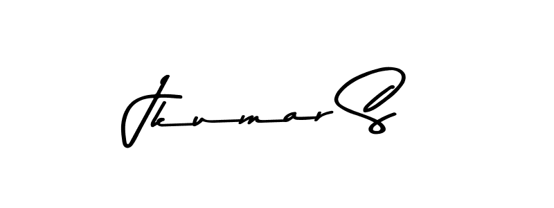 Make a beautiful signature design for name Jkumar S. With this signature (Asem Kandis PERSONAL USE) style, you can create a handwritten signature for free. Jkumar S signature style 9 images and pictures png
