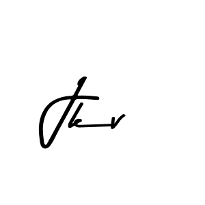 Make a beautiful signature design for name Jkv. With this signature (Asem Kandis PERSONAL USE) style, you can create a handwritten signature for free. Jkv signature style 9 images and pictures png