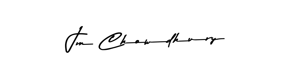 How to make Jm Chowdhury signature? Asem Kandis PERSONAL USE is a professional autograph style. Create handwritten signature for Jm Chowdhury name. Jm Chowdhury signature style 9 images and pictures png