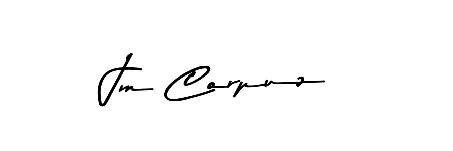 Jm Corpuz stylish signature style. Best Handwritten Sign (Asem Kandis PERSONAL USE) for my name. Handwritten Signature Collection Ideas for my name Jm Corpuz. Jm Corpuz signature style 9 images and pictures png