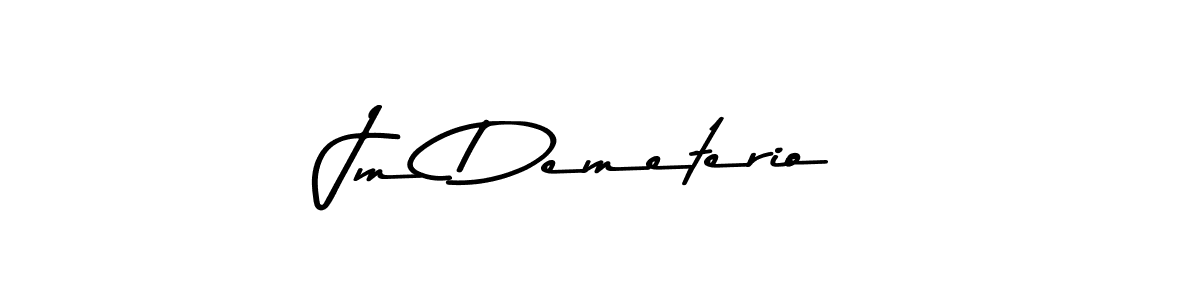 This is the best signature style for the Jm Demeterio name. Also you like these signature font (Asem Kandis PERSONAL USE). Mix name signature. Jm Demeterio signature style 9 images and pictures png