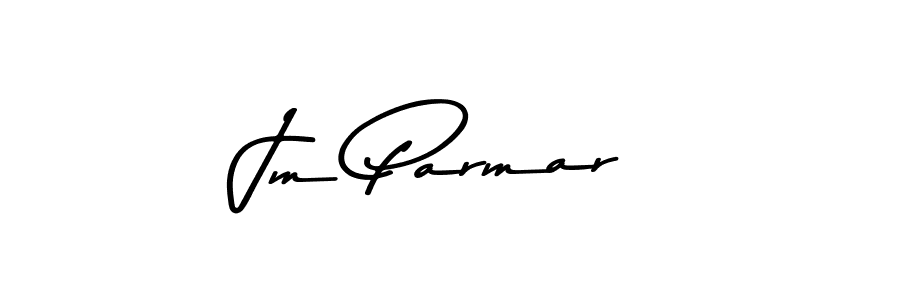You should practise on your own different ways (Asem Kandis PERSONAL USE) to write your name (Jm Parmar) in signature. don't let someone else do it for you. Jm Parmar signature style 9 images and pictures png