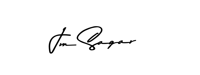 Also we have Jm Sagar name is the best signature style. Create professional handwritten signature collection using Asem Kandis PERSONAL USE autograph style. Jm Sagar signature style 9 images and pictures png