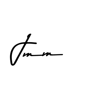 Make a beautiful signature design for name Jmm. With this signature (Asem Kandis PERSONAL USE) style, you can create a handwritten signature for free. Jmm signature style 9 images and pictures png