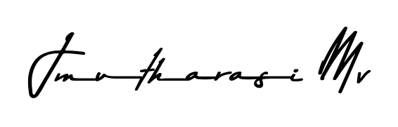 Create your official email sign-off with Jmutharasi Mv name in Asem Kandis PERSONAL USE style. Crisp, clean, and perfectly legible across all screens. Jmutharasi Mv signature style 9 images and pictures png