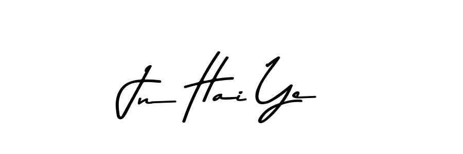 Use a signature maker to create a handwritten signature online. With this signature software, you can design (Asem Kandis PERSONAL USE) your own signature for name Jn Hai Ye. Jn Hai Ye signature style 9 images and pictures png
