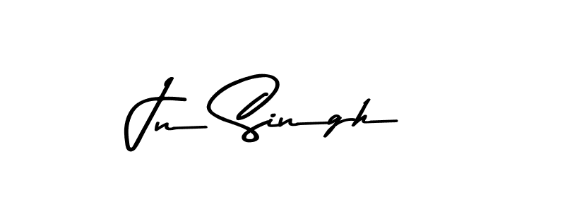 You should practise on your own different ways (Asem Kandis PERSONAL USE) to write your name (Jn Singh) in signature. don't let someone else do it for you. Jn Singh signature style 9 images and pictures png