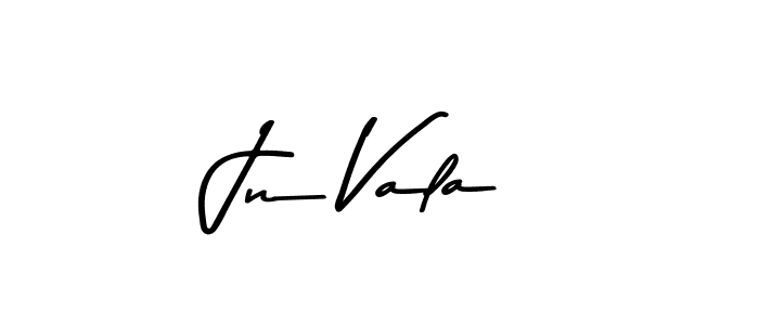 How to make Jn Vala name signature. Use Asem Kandis PERSONAL USE style for creating short signs online. This is the latest handwritten sign. Jn Vala signature style 9 images and pictures png