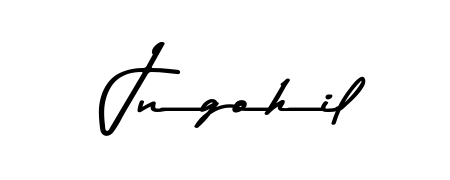 Master the art of signing with Jngohil written in fluent Asem Kandis PERSONAL USE script. A great template to practice and refine your handwriting. Jngohil signature style 9 images and pictures png