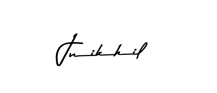 Asem Kandis PERSONAL USE is a professional signature style that is perfect for those who want to add a touch of class to their signature. It is also a great choice for those who want to make their signature more unique. Get Jnikhil name to fancy signature for free. Jnikhil signature style 9 images and pictures png