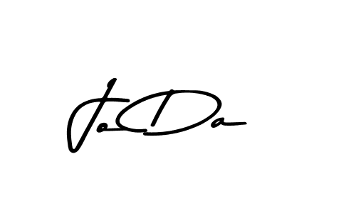 Asem Kandis PERSONAL USE is a professional signature style that is perfect for those who want to add a touch of class to their signature. It is also a great choice for those who want to make their signature more unique. Get Jo Da name to fancy signature for free. Jo Da signature style 9 images and pictures png