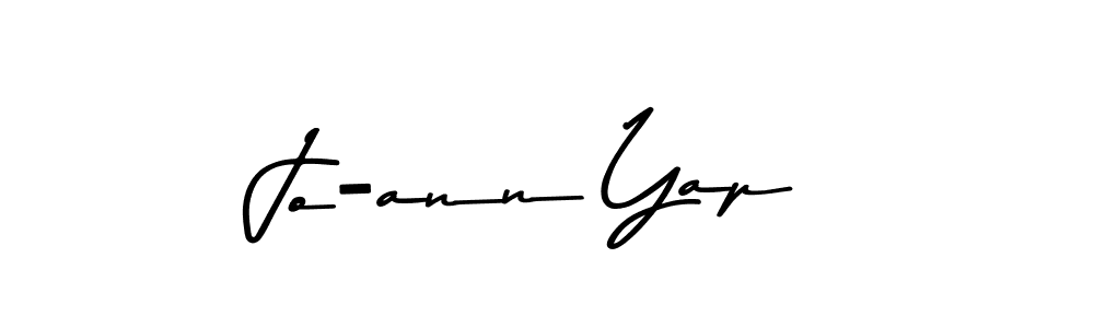 The best way (Asem Kandis PERSONAL USE) to make a short signature is to pick only two or three words in your name. The name Jo-ann Yap include a total of six letters. For converting this name. Jo-ann Yap signature style 9 images and pictures png