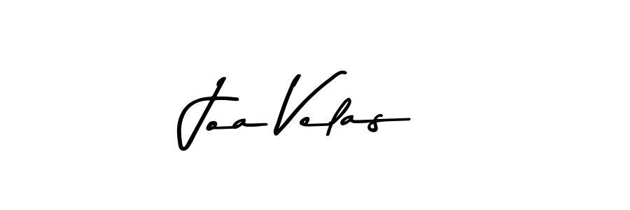 Joa Velas stylish signature style. Best Handwritten Sign (Asem Kandis PERSONAL USE) for my name. Handwritten Signature Collection Ideas for my name Joa Velas. Joa Velas signature style 9 images and pictures png