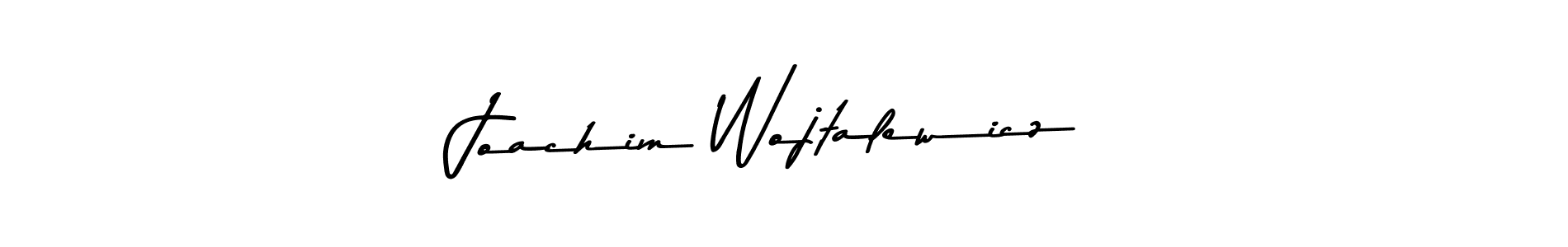 Create a beautiful signature design for name Joachim Wojtalewicz. With this signature (Asem Kandis PERSONAL USE) fonts, you can make a handwritten signature for free. Joachim Wojtalewicz signature style 9 images and pictures png