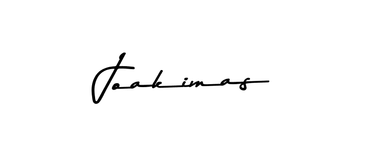 Use a signature maker to create a handwritten signature online. With this signature software, you can design (Asem Kandis PERSONAL USE) your own signature for name Joakimas. Joakimas signature style 9 images and pictures png