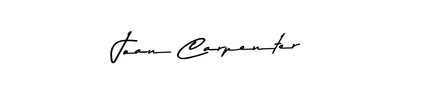 Joan Carpenter stylish signature style. Best Handwritten Sign (Asem Kandis PERSONAL USE) for my name. Handwritten Signature Collection Ideas for my name Joan Carpenter. Joan Carpenter signature style 9 images and pictures png