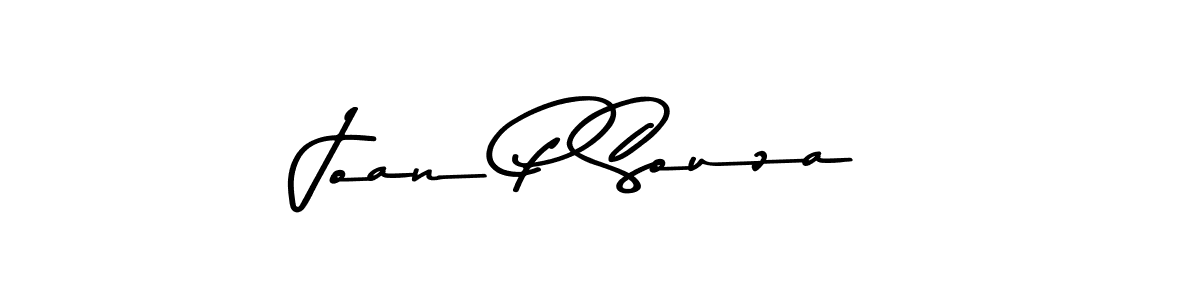 You should practise on your own different ways (Asem Kandis PERSONAL USE) to write your name (Joan P Souza) in signature. don't let someone else do it for you. Joan P Souza signature style 9 images and pictures png