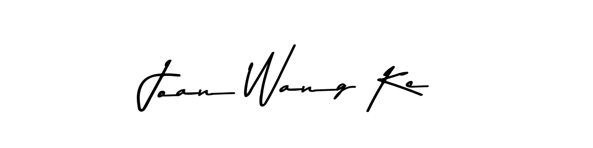 Create a beautiful signature design for name Joan Wang Ke. With this signature (Asem Kandis PERSONAL USE) fonts, you can make a handwritten signature for free. Joan Wang Ke signature style 9 images and pictures png