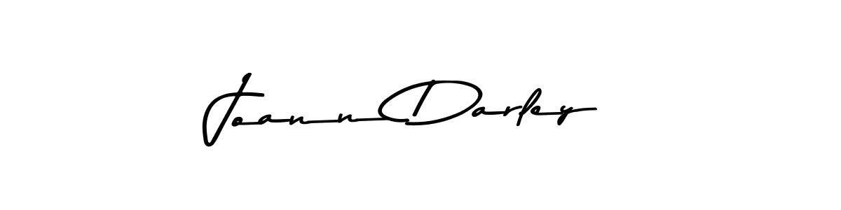 How to make Joann Darley name signature. Use Asem Kandis PERSONAL USE style for creating short signs online. This is the latest handwritten sign. Joann Darley signature style 9 images and pictures png