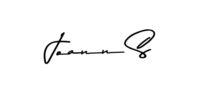 Use a signature maker to create a handwritten signature online. With this signature software, you can design (Asem Kandis PERSONAL USE) your own signature for name Joann S. Joann S signature style 9 images and pictures png