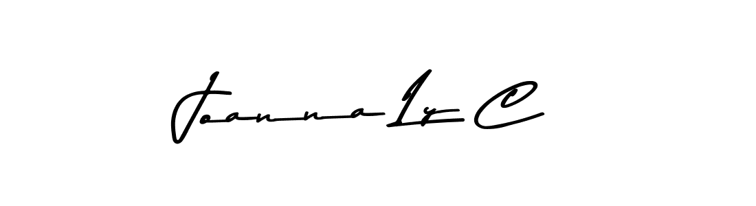 Design your own signature with our free online signature maker. With this signature software, you can create a handwritten (Asem Kandis PERSONAL USE) signature for name Joanna Ly C. Joanna Ly C signature style 9 images and pictures png