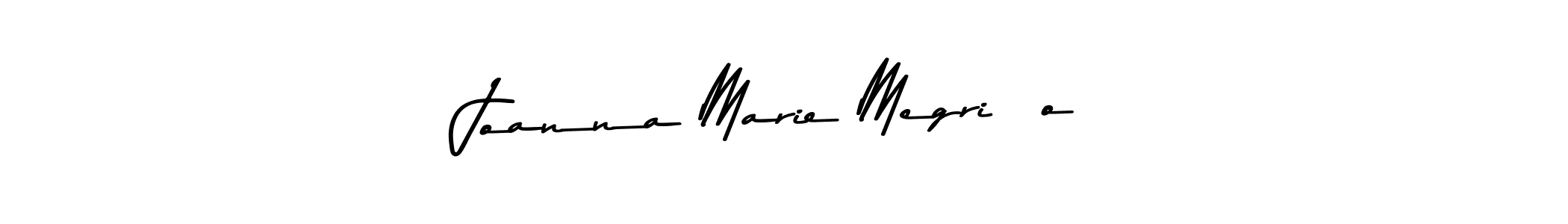 Also You can easily find your signature by using the search form. We will create Joanna Marie Megriño name handwritten signature images for you free of cost using Asem Kandis PERSONAL USE sign style. Joanna Marie Megriño signature style 9 images and pictures png