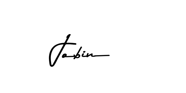 Use a signature maker to create a handwritten signature online. With this signature software, you can design (Asem Kandis PERSONAL USE) your own signature for name Jobin . Jobin  signature style 9 images and pictures png