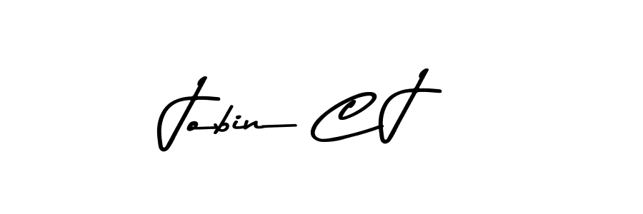 Make a beautiful signature design for name Jobin C J. Use this online signature maker to create a handwritten signature for free. Jobin C J signature style 9 images and pictures png