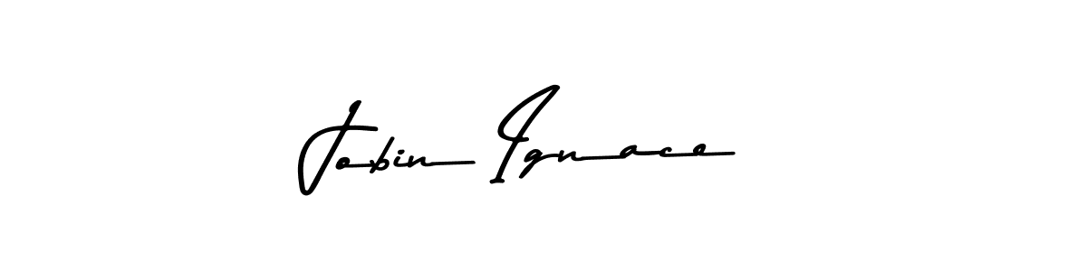 Asem Kandis PERSONAL USE is a professional signature style that is perfect for those who want to add a touch of class to their signature. It is also a great choice for those who want to make their signature more unique. Get Jobin Ignace name to fancy signature for free. Jobin Ignace signature style 9 images and pictures png