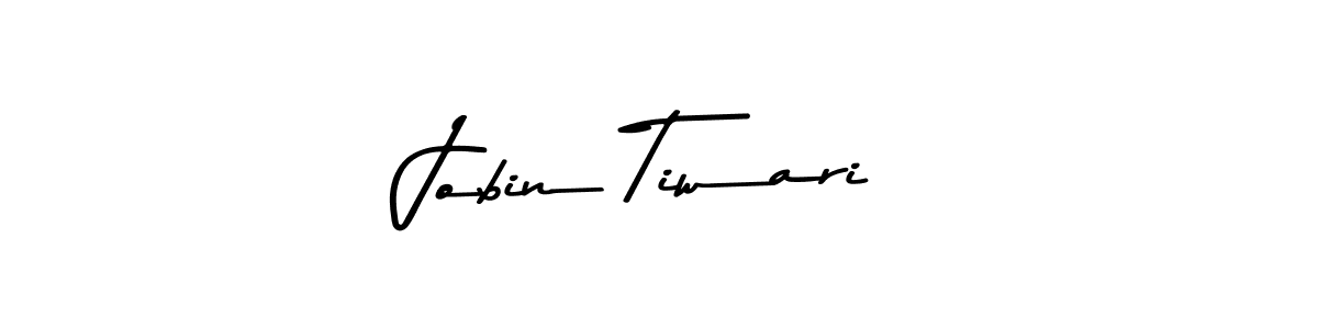 Make a beautiful signature design for name Jobin Tiwari. Use this online signature maker to create a handwritten signature for free. Jobin Tiwari signature style 9 images and pictures png
