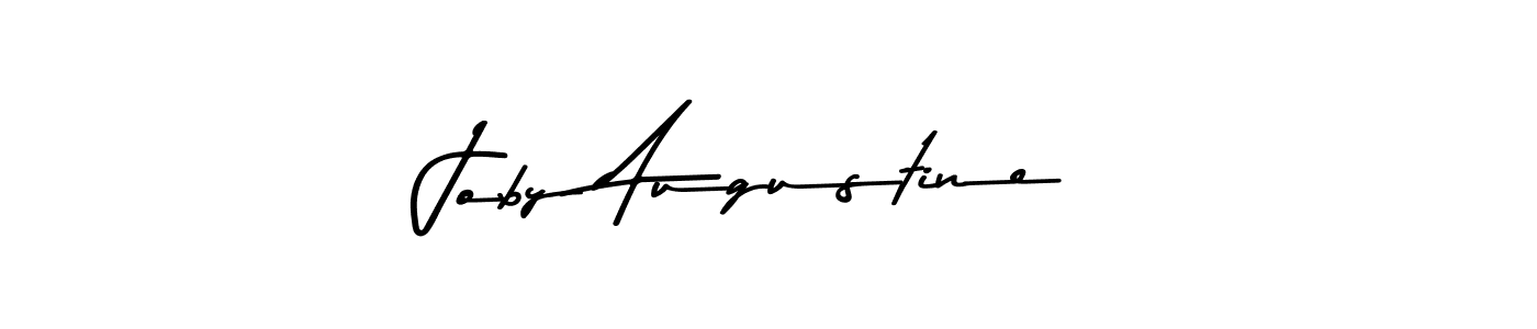You should practise on your own different ways (Asem Kandis PERSONAL USE) to write your name (Joby Augustine) in signature. don't let someone else do it for you. Joby Augustine signature style 9 images and pictures png