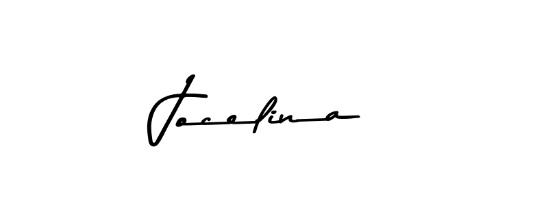 Design your own signature with our free online signature maker. With this signature software, you can create a handwritten (Asem Kandis PERSONAL USE) signature for name Jocelina. Jocelina signature style 9 images and pictures png