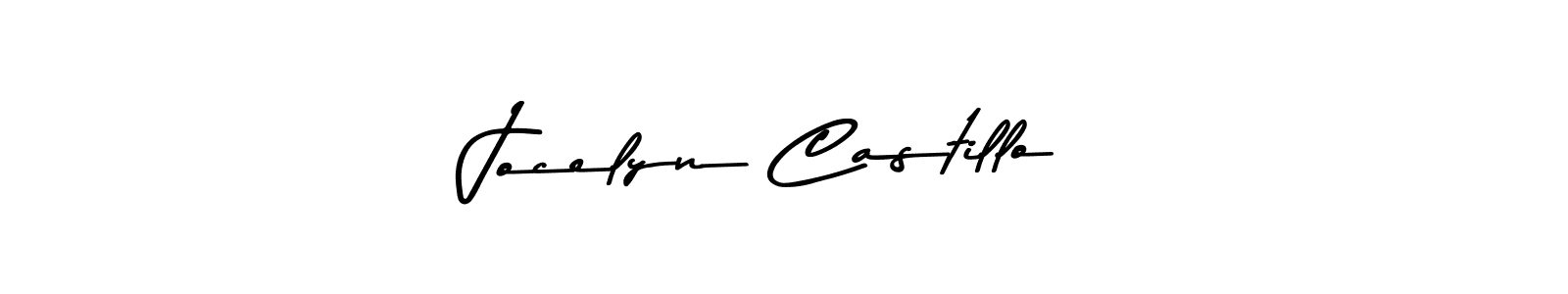 Create a beautiful signature design for name Jocelyn Castillo. With this signature (Asem Kandis PERSONAL USE) fonts, you can make a handwritten signature for free. Jocelyn Castillo signature style 9 images and pictures png