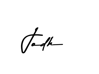 Design your own signature with our free online signature maker. With this signature software, you can create a handwritten (Asem Kandis PERSONAL USE) signature for name Jodh. Jodh signature style 9 images and pictures png