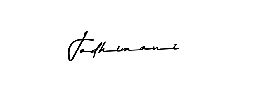 Create a beautiful signature design for name Jodhimani. With this signature (Asem Kandis PERSONAL USE) fonts, you can make a handwritten signature for free. Jodhimani signature style 9 images and pictures png