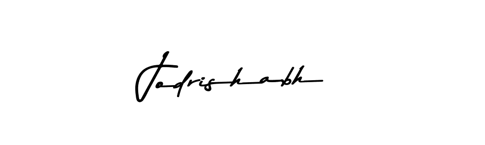How to make Jodrishabh signature? Asem Kandis PERSONAL USE is a professional autograph style. Create handwritten signature for Jodrishabh name. Jodrishabh signature style 9 images and pictures png