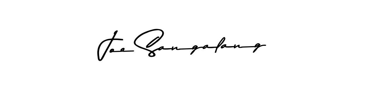 Create a beautiful signature design for name Joe Sangalang. With this signature (Asem Kandis PERSONAL USE) fonts, you can make a handwritten signature for free. Joe Sangalang signature style 9 images and pictures png