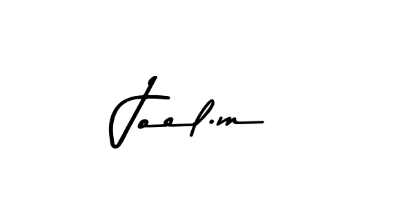 Create a beautiful signature design for name Joel.m. With this signature (Asem Kandis PERSONAL USE) fonts, you can make a handwritten signature for free. Joel.m signature style 9 images and pictures png