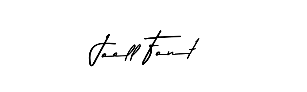 Make a beautiful signature design for name Joell Font. With this signature (Asem Kandis PERSONAL USE) style, you can create a handwritten signature for free. Joell Font signature style 9 images and pictures png