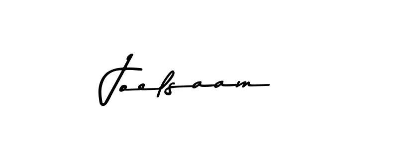 Use a signature maker to create a handwritten signature online. With this signature software, you can design (Asem Kandis PERSONAL USE) your own signature for name Joelsaam. Joelsaam signature style 9 images and pictures png