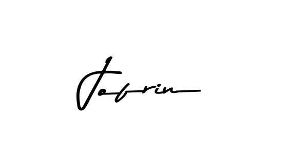 Jofrin stylish signature style. Best Handwritten Sign (Asem Kandis PERSONAL USE) for my name. Handwritten Signature Collection Ideas for my name Jofrin. Jofrin signature style 9 images and pictures png