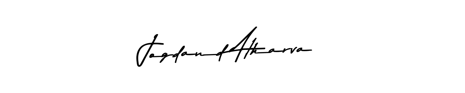 Design your own signature with our free online signature maker. With this signature software, you can create a handwritten (Asem Kandis PERSONAL USE) signature for name Jogdand Atharva. Jogdand Atharva signature style 9 images and pictures png