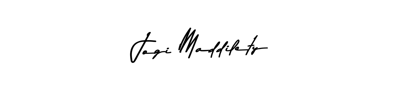 Use a signature maker to create a handwritten signature online. With this signature software, you can design (Asem Kandis PERSONAL USE) your own signature for name Jogi Maddilety. Jogi Maddilety signature style 9 images and pictures png
