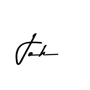 Joh stylish signature style. Best Handwritten Sign (Asem Kandis PERSONAL USE) for my name. Handwritten Signature Collection Ideas for my name Joh. Joh signature style 9 images and pictures png