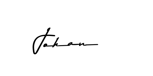 How to make Johan  name signature. Use Asem Kandis PERSONAL USE style for creating short signs online. This is the latest handwritten sign. Johan  signature style 9 images and pictures png