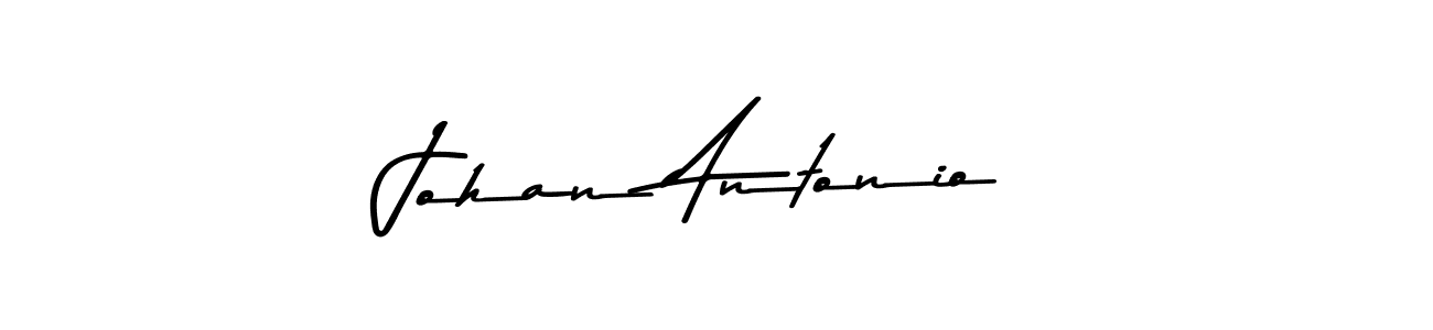 Design your own signature with our free online signature maker. With this signature software, you can create a handwritten (Asem Kandis PERSONAL USE) signature for name Johan Antonio. Johan Antonio signature style 9 images and pictures png