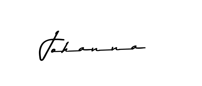 How to make Johanna name signature. Use Asem Kandis PERSONAL USE style for creating short signs online. This is the latest handwritten sign. Johanna signature style 9 images and pictures png