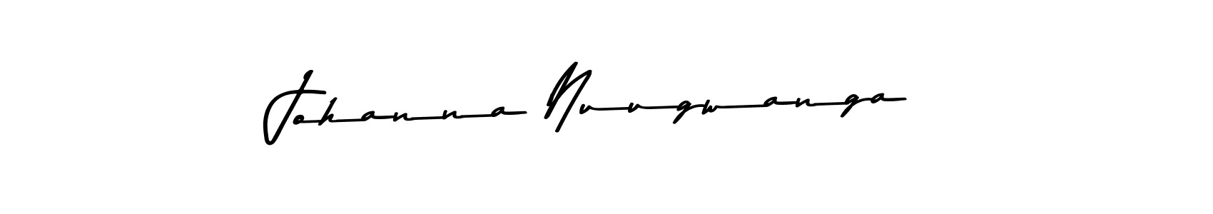 Make a beautiful signature design for name Johanna Nuugwanga. With this signature (Asem Kandis PERSONAL USE) style, you can create a handwritten signature for free. Johanna Nuugwanga signature style 9 images and pictures png
